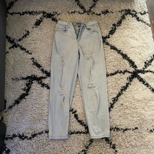 Wild Fable, Light Wash Jeans, Highest Rise Mom Jean